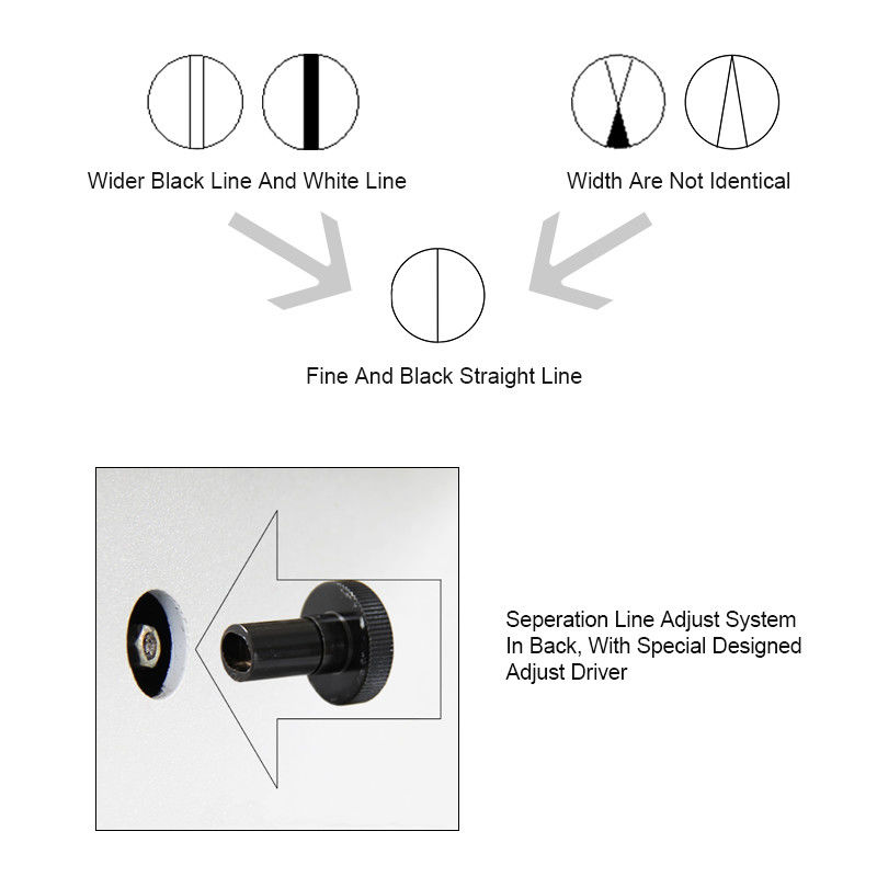 OPTO-EDU 3.2x - 192x Binocular Forensic Comparison Microscope with LED Illumination for Student and School Applications