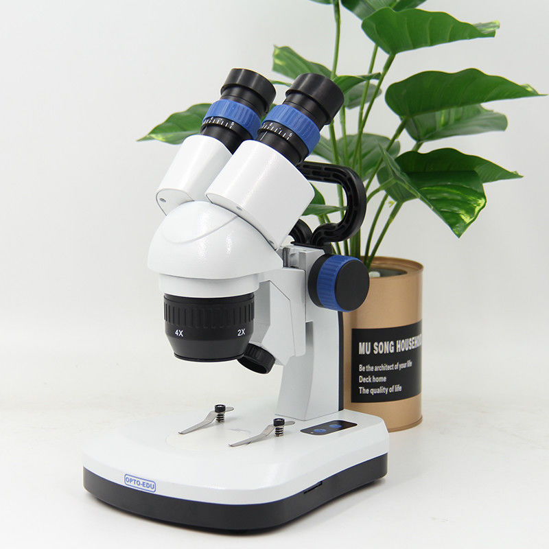 Optical 20x 40x Binocular Stereo Microscope Sunshine Student Boom Stand Inspection Electron Pcb Repair
